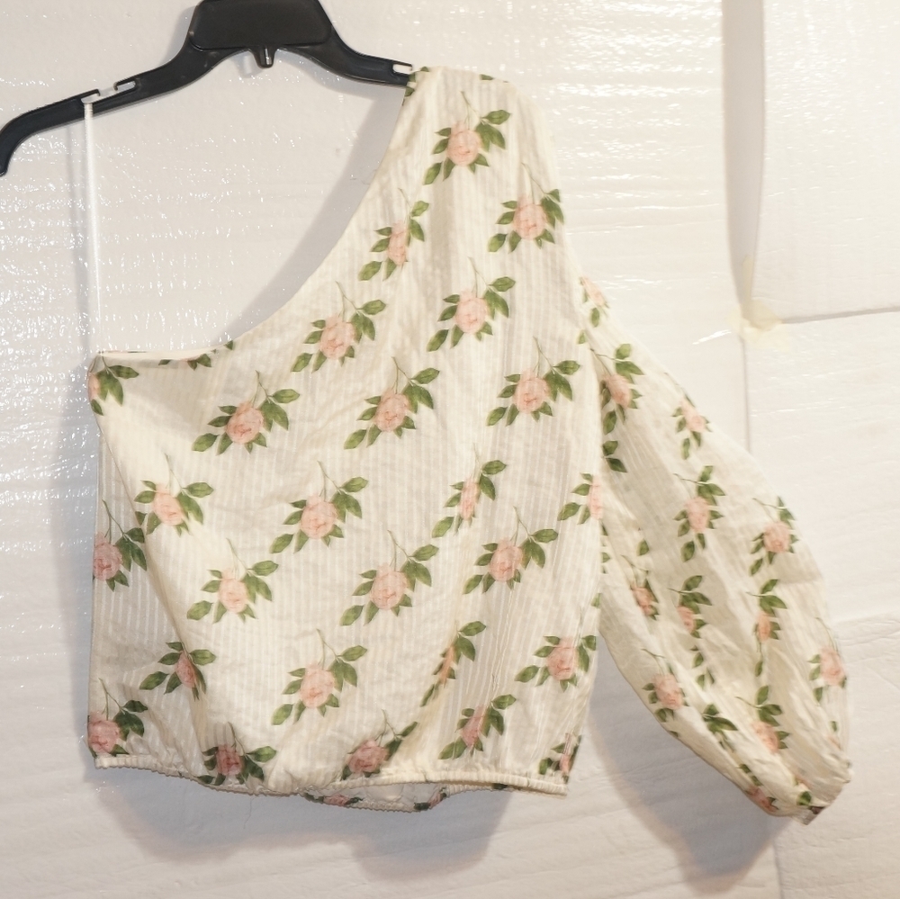 Cami Nyc The Lenore One Shoulder Top Floral - Picture 7 of 14